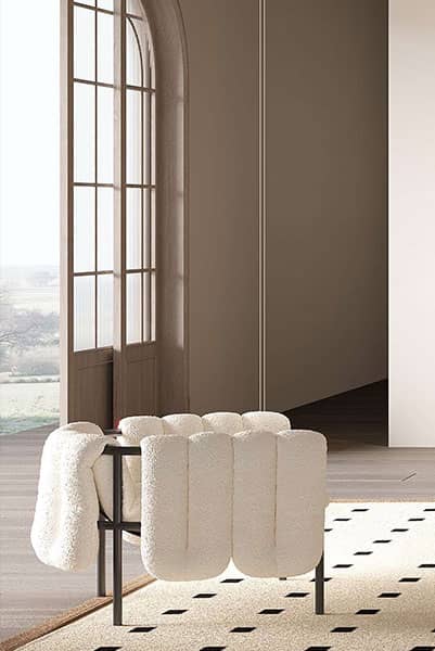 Cream Style Modern Cloakroom