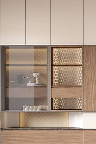 Cream Style Modern Cloakroom — frame 1