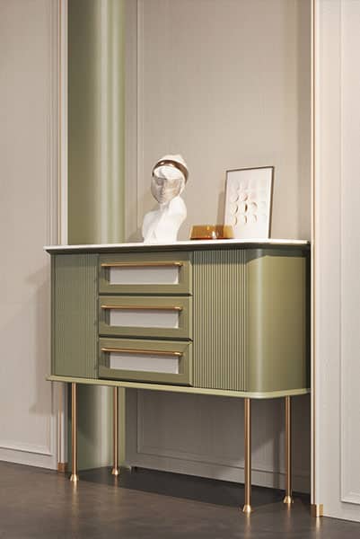 European Style Green Vintage Wardrobe — frame 2