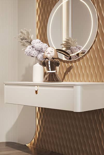 Customized Luxury French Aluminum Frame White Walk in Closet — frame 2