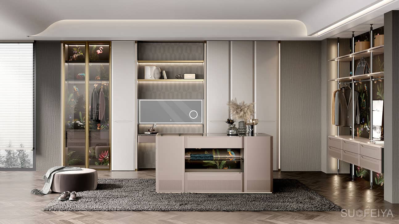 2023 Modern Powder Coating Wardrobe Design — frame 4