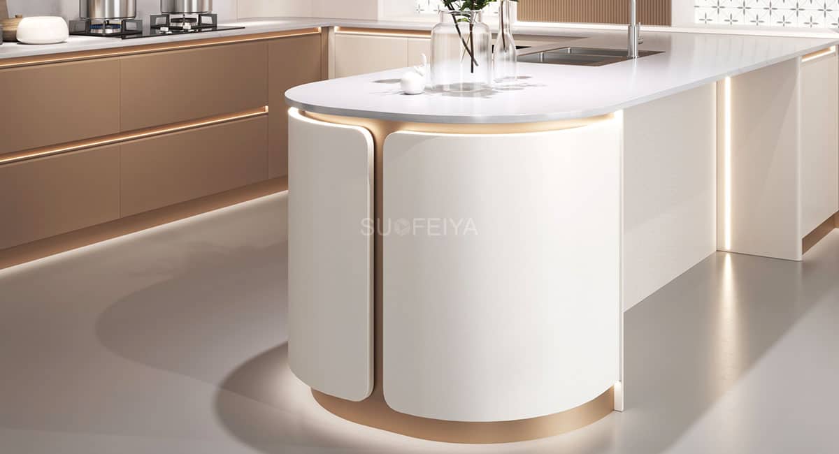 Modern Complete White PVC Kitchen Cabinets — frame 2