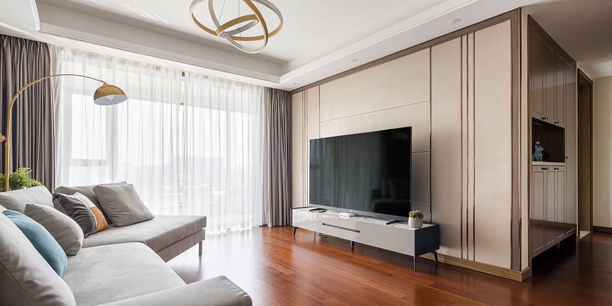 A 122 m² exquisite, practical, and well-designed three-bedroom condo with a modernized decoration genre — frame 6