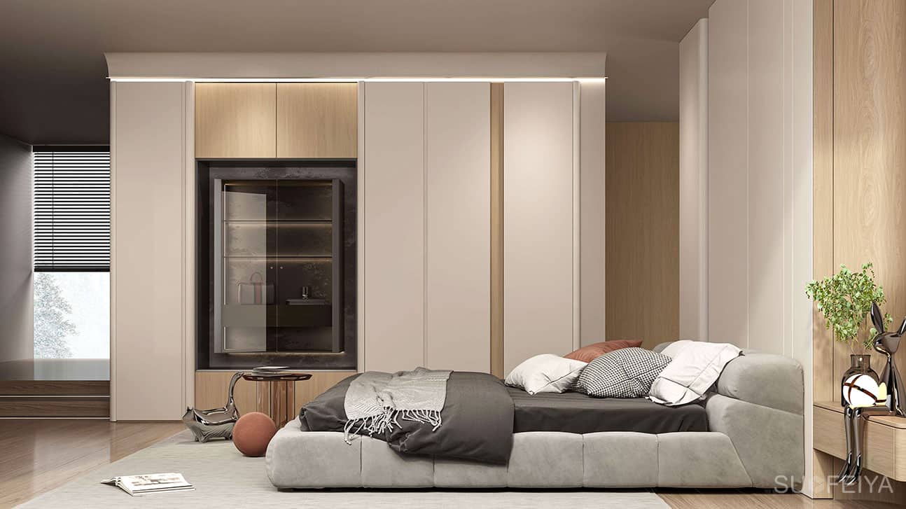 Modern Wood Style Wardrobe — frame 4