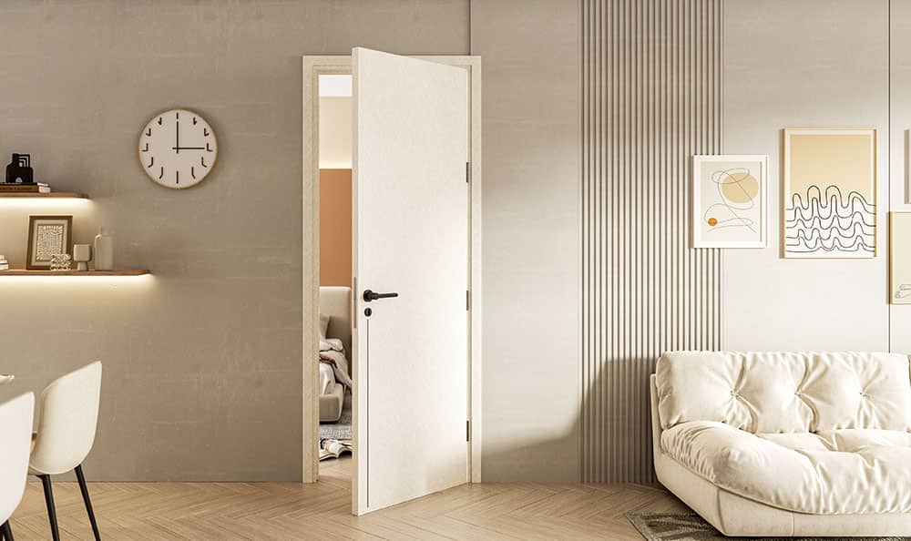 Luxury Gray PVC Interior Door — frame 1