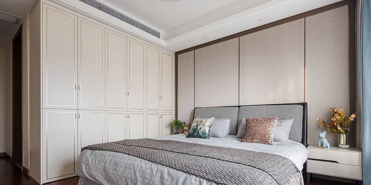 A 122 m² exquisite, practical, and well-designed three-bedroom condo with a modernized decoration genre — frame 9