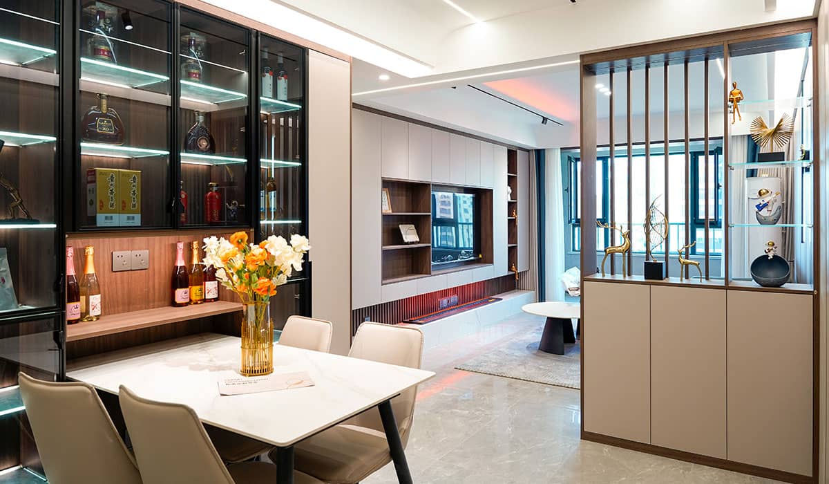125 m² three-bedroom family of five, each bedroom is not duplicated, too good at decorating it!