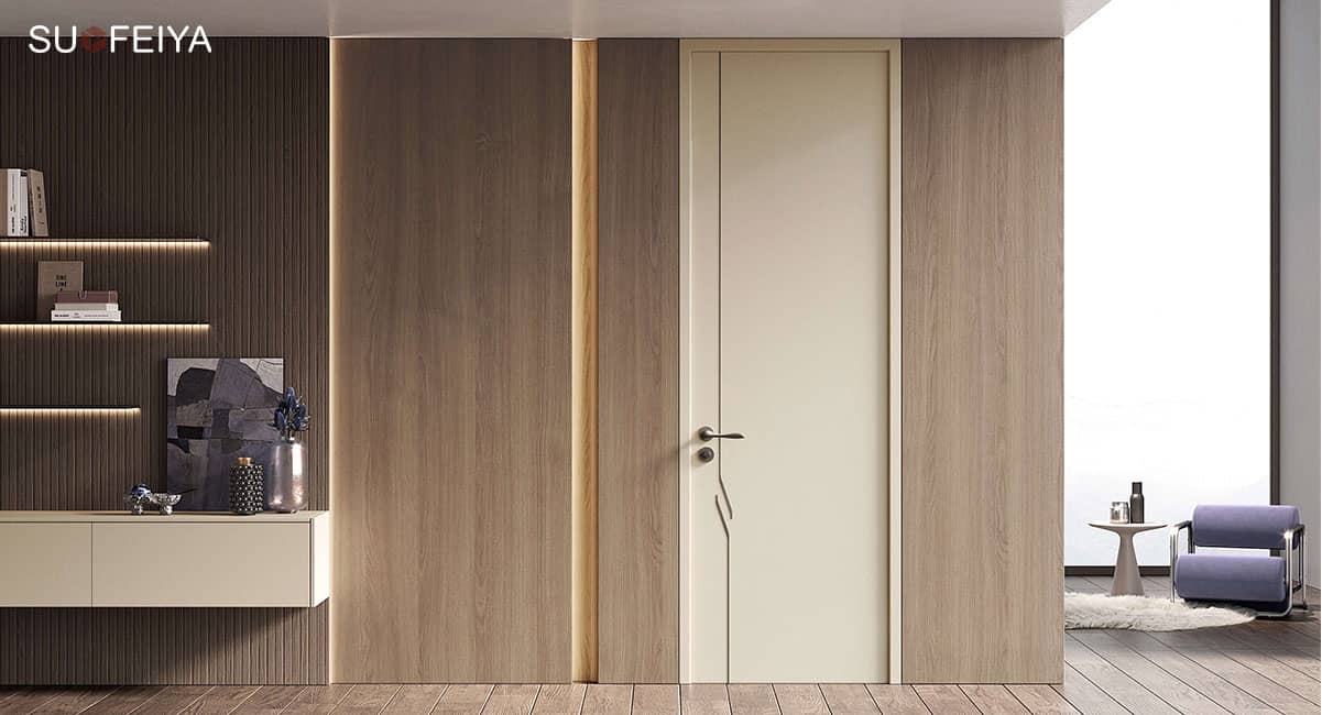 Modern Painted Interior Door for Apartment