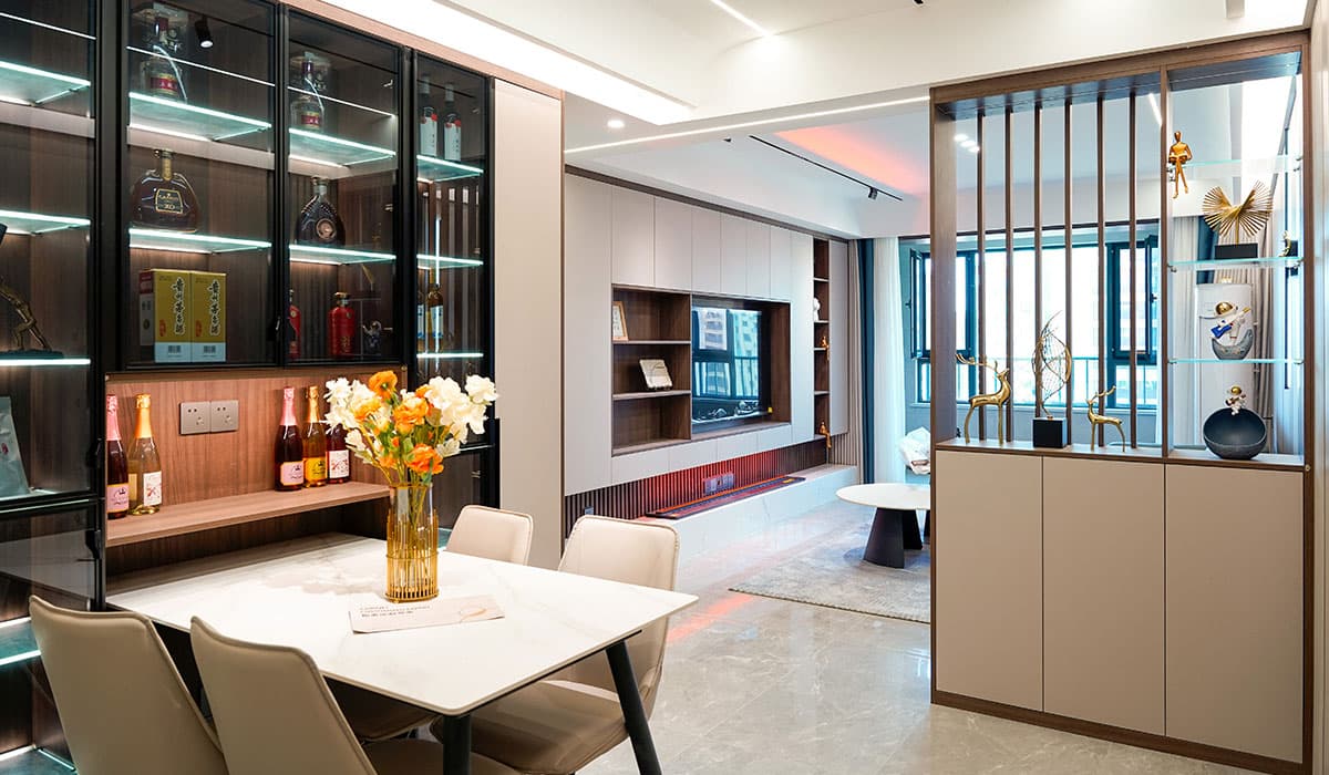 125 m² three-bedroom family of five, each bedroom is not duplicated, too good at decorating it!