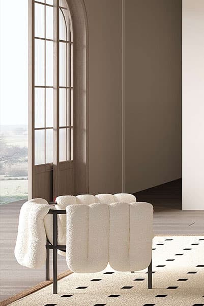 Cream Style Modern Cloakroom