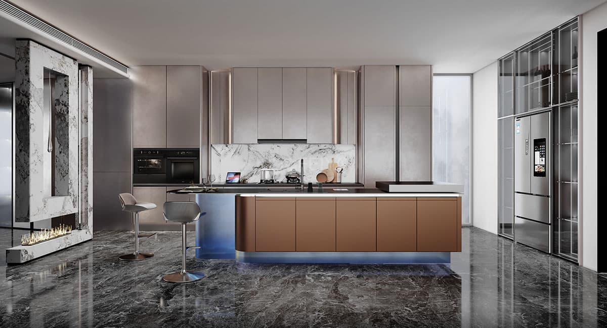 High Quality Social Smart Kitchen Cabinets