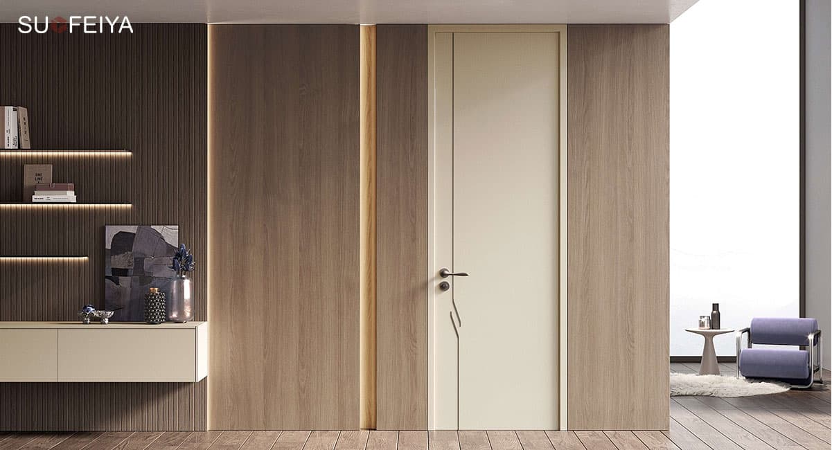 Modern Painted Interior Door for Apartment